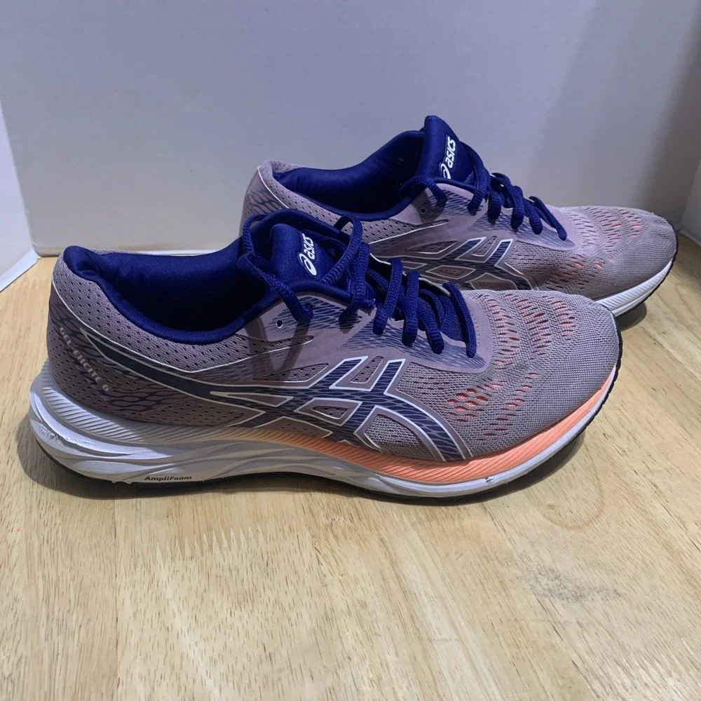 Asics‎ Sneakers Women 11M Gel-Excite 6 Running Shoes Pink  Blue Trainer Athletic